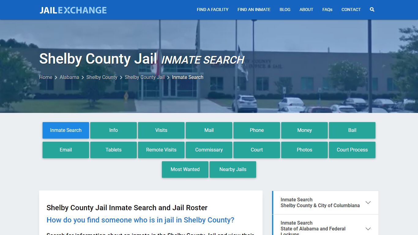 Inmate Search: Roster & Mugshots - Shelby County Jail, AL